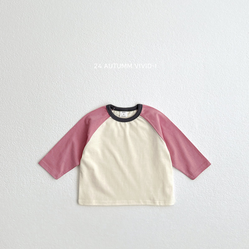 Vivid I - Korean Children Fashion - #childofig - Point Raglan Tee - 3