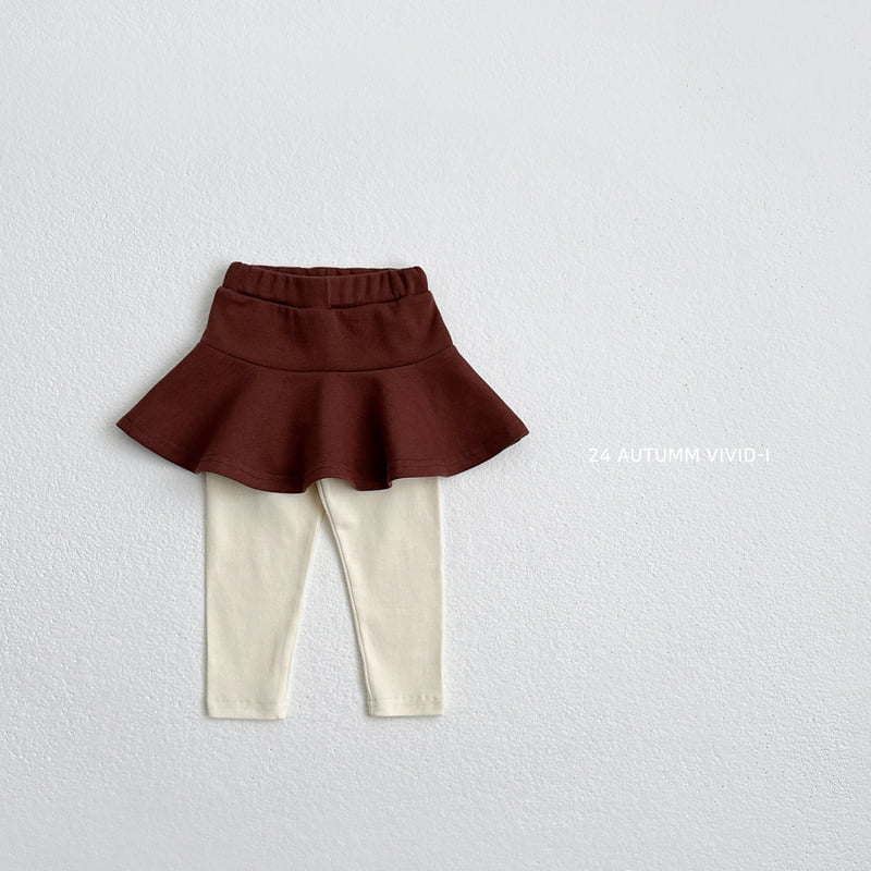 Vivid I - Korean Children Fashion - #childofig - Daily Skirt Leggings - 6