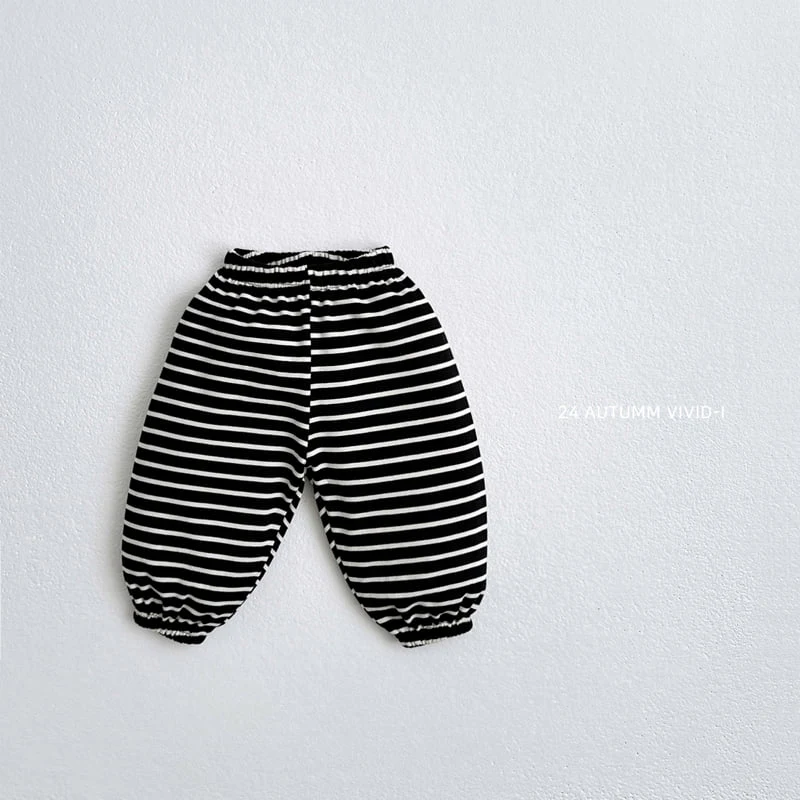 Vivid I - Korean Children Fashion - #childofig - Fall Stripe Jogger Pants - 6