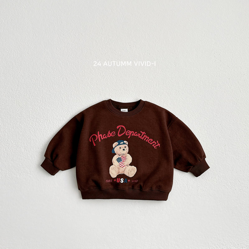 Vivid I - Korean Children Fashion - #childofig - USA Bear Sweatshirts - 5