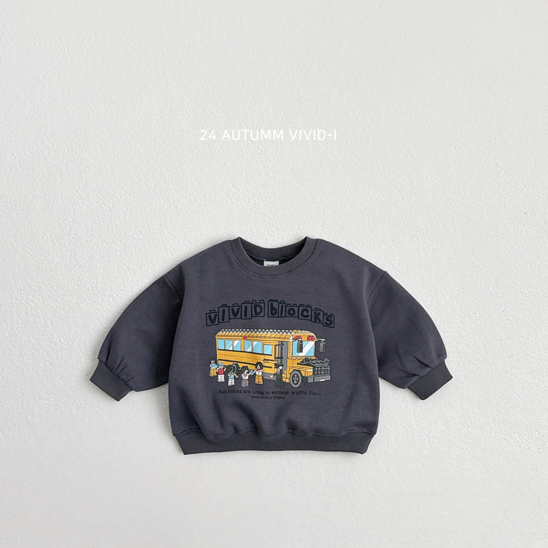 Vivid I - Korean Children Fashion - #childrensboutique - Block Bus Sweatshirts - 5