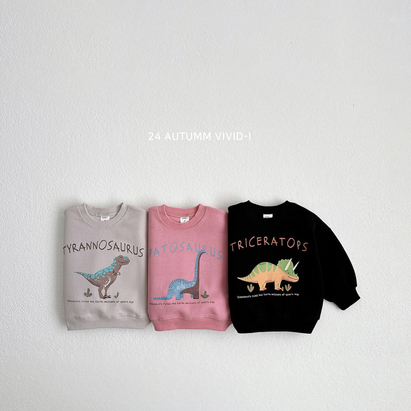 Vivid I - Korean Children Fashion - #childrensboutique - Fall Dino Sweatshirts