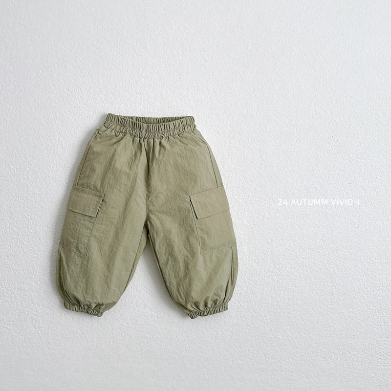 Vivid I - Korean Children Fashion - #childrensboutique - Basrak Pocket Jogger Pants - 5