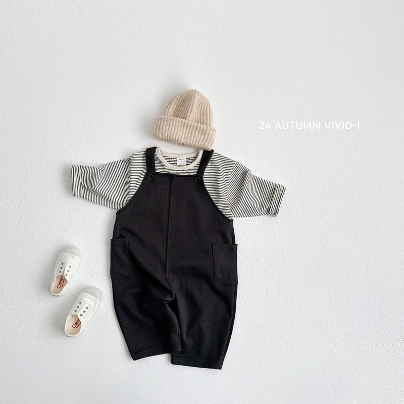 Vivid I - Korean Children Fashion - #childrensboutique - Bear Stripe Tee - 9