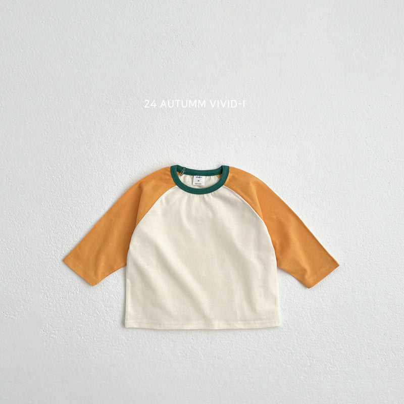 Vivid I - Korean Children Fashion - #childofig - Point Raglan Tee - 4