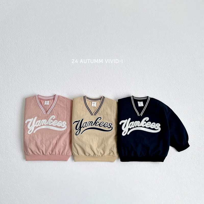 Vivid I - Korean Children Fashion - #childrensboutique - Basrak Yankees Sweatshirts