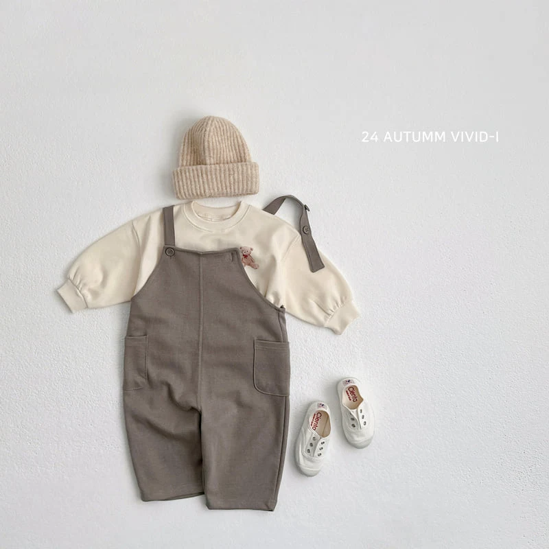 Vivid I - Korean Children Fashion - #designkidswear - Fall Overalls - 8