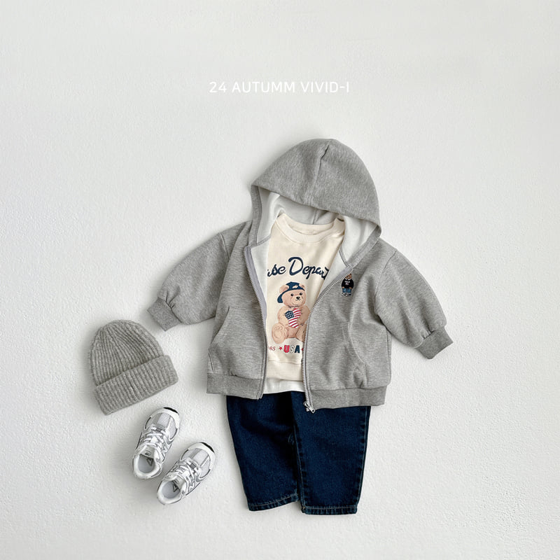 Vivid I - Korean Children Fashion - #designkidswear - USA Bear Sweatshirts - 7