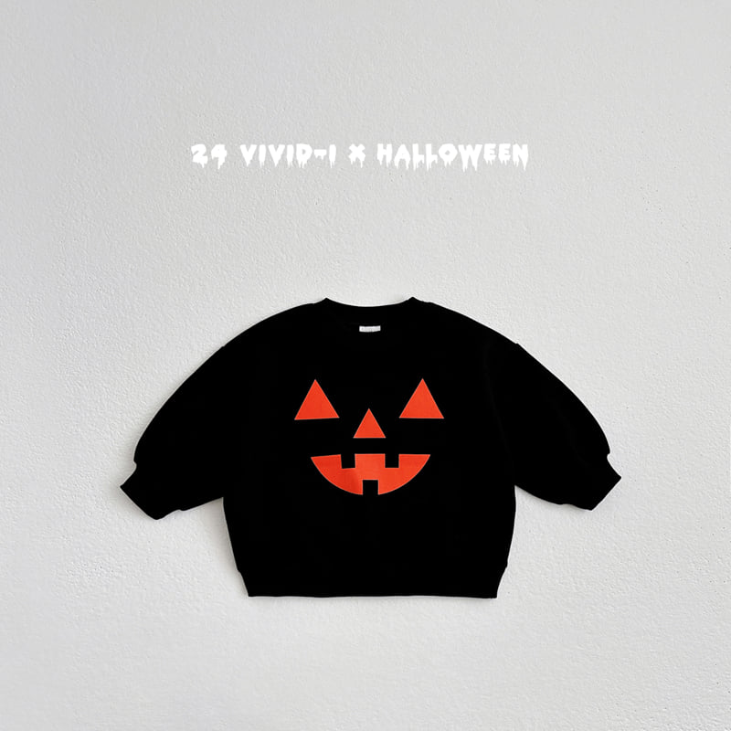 Vivid I - Korean Children Fashion - #designkidswear - Halloween Pumpskin Sweatshirts - 4