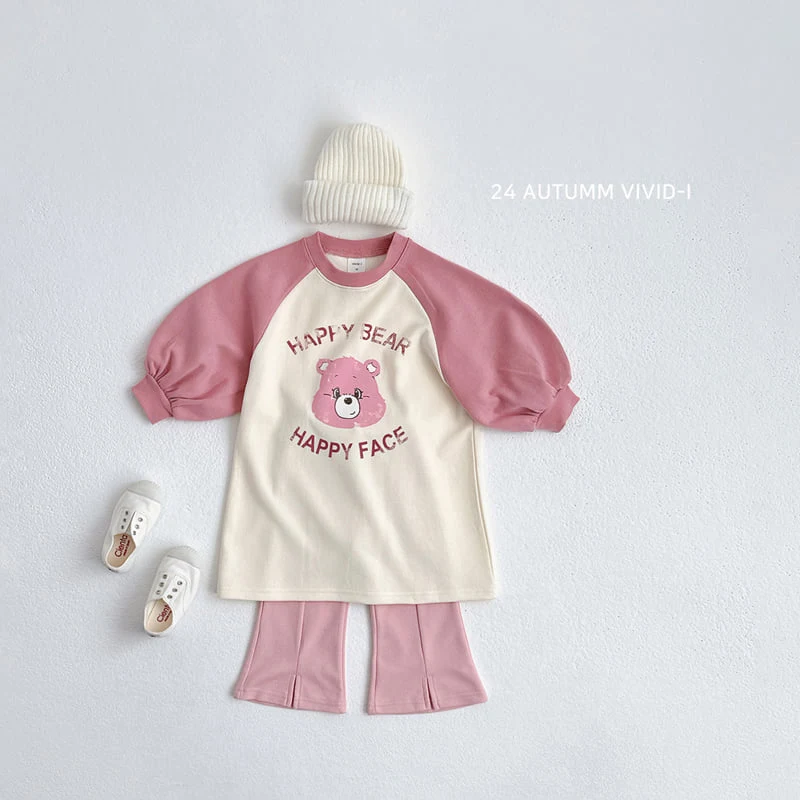 Vivid I - Korean Children Fashion - #discoveringself - Bear Raglan One-piece - 7