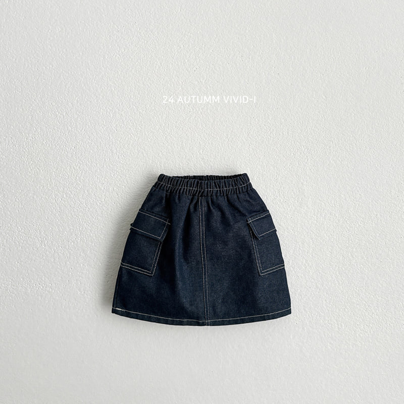 Vivid I - Korean Children Fashion - #fashionkids - Cargo Skirt - 3