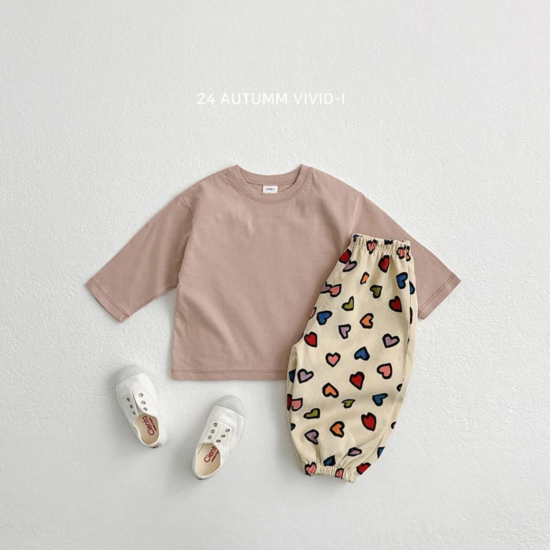 Vivid I - Korean Children Fashion - #fashionkids - Stitch Line Tee - 12