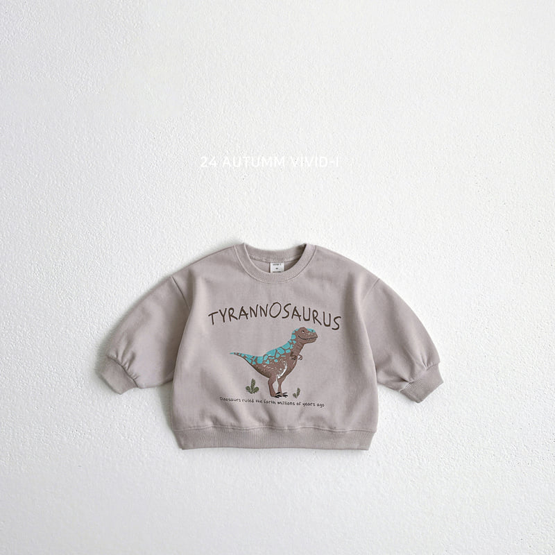 Vivid I - Korean Children Fashion - #kidsshorts - Fall Dino Sweatshirts - 5