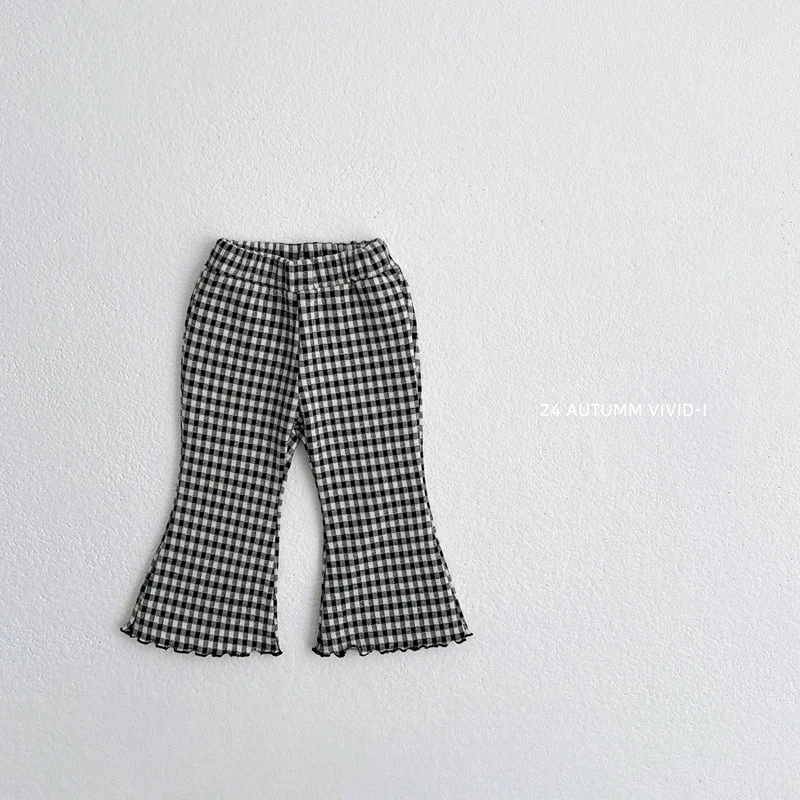 Vivid I - Korean Children Fashion - #fashionkids - Graphic Bootscut Pants - 4