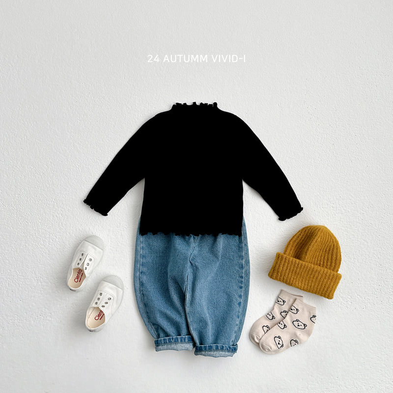 Vivid I - Korean Children Fashion - #kidsshorts - Daily Wave Tee - 12