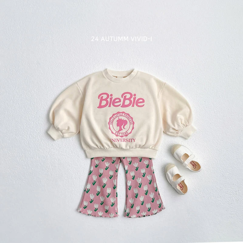 Vivid I - Korean Children Fashion - #kidsshorts - Biebie Bootscut Set - 4