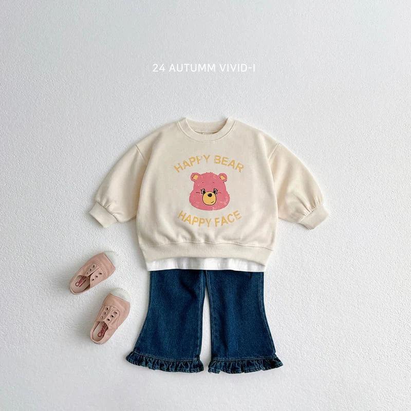 Vivid I - Korean Children Fashion - #kidsstore - Vintage Bear Sweatshirts - 6