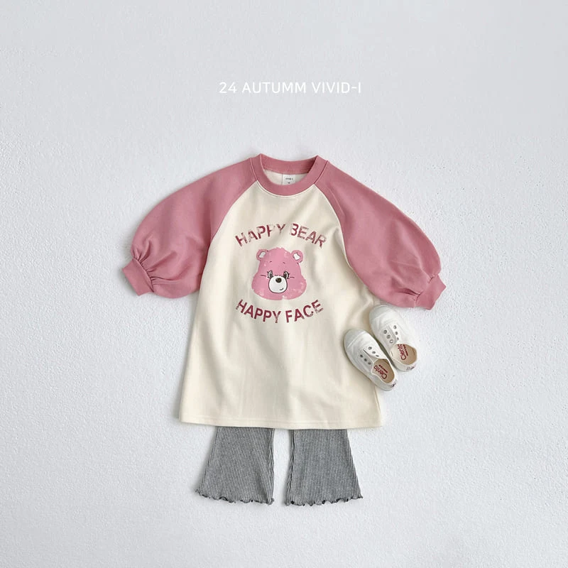 Vivid I - Korean Children Fashion - #kidzfashiontrend - Bear Raglan One-piece - 11