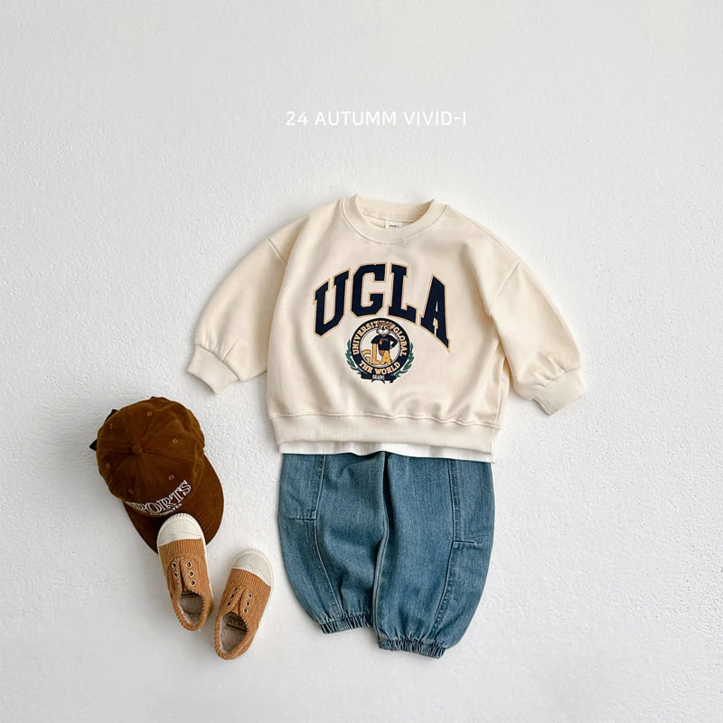 Vivid I - Korean Children Fashion - #littlefashionista - UCLA Sweatshirts - 9