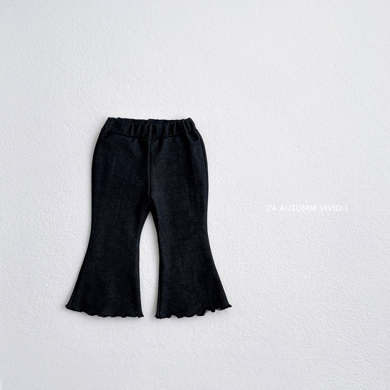 Vivid I - Korean Children Fashion - #magicofchildhood - Denim Bootscut Pants - 6