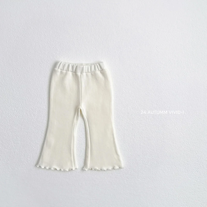 Vivid I - Korean Children Fashion - #littlefashionista - Wave Bootscut Pants - 4