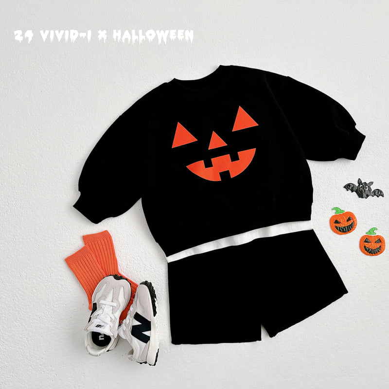 Vivid I - Korean Children Fashion - #minifashionista - Halloween Pumpskin Sweatshirts - 12