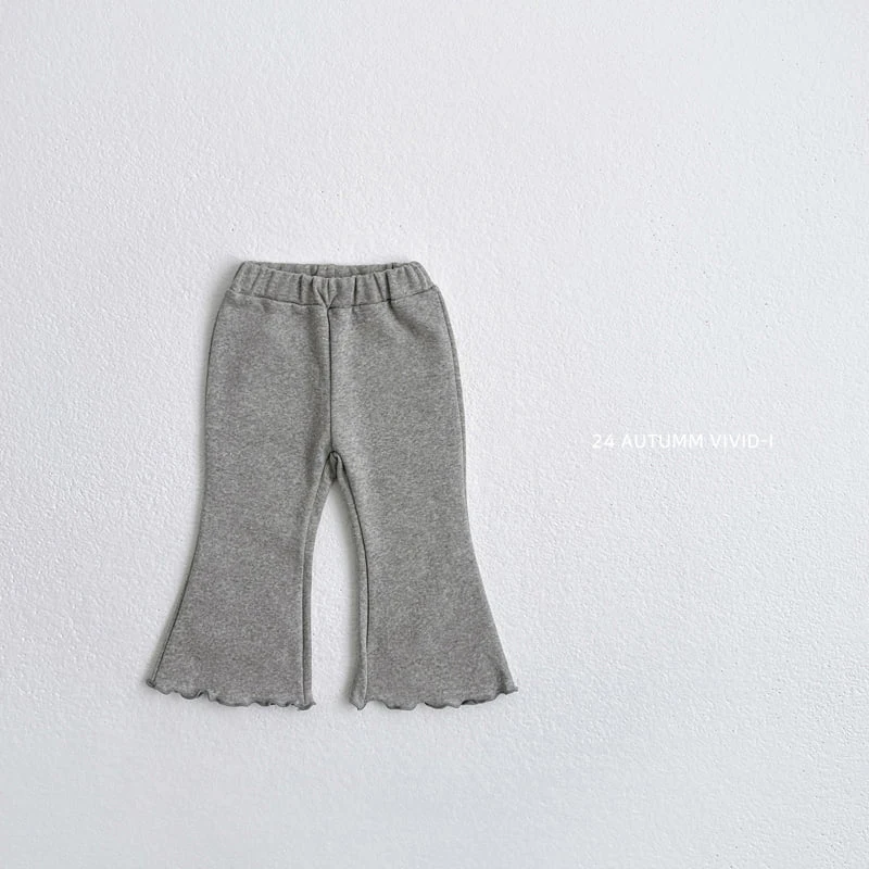 Vivid I - Korean Children Fashion - #prettylittlegirls - Wave Bootscut Pants - 6