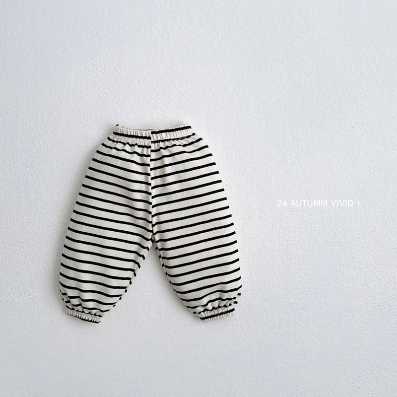 Vivid I - Korean Children Fashion - #prettylittlegirls - Fall Stripe Jogger Pants - 5