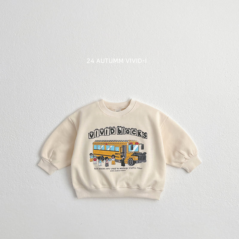 Vivid I - Korean Children Fashion - #stylishchildhood - Block Bus Sweatshirts - 3