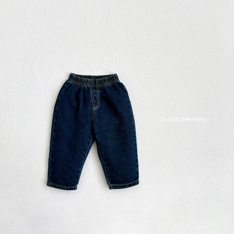 Vivid I - Korean Children Fashion - #stylishchildhood - Fall Denim Pants  - 5