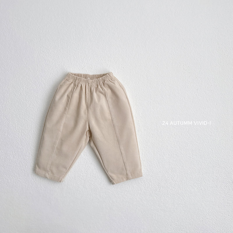 Vivid I - Korean Children Fashion - #toddlerclothing - Corduroy Slit Pants - 4