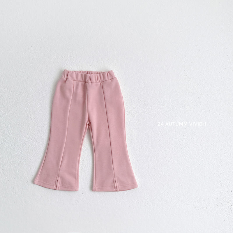 Vivid I - Korean Children Fashion - #todddlerfashion - Slit Bootscut Pants - 5