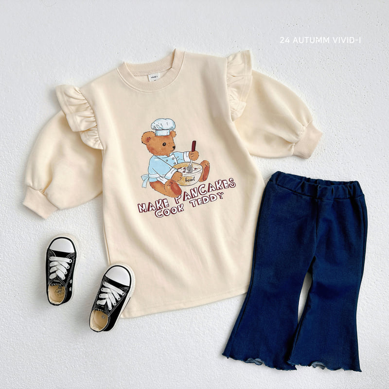 Vivid I - Korean Children Fashion - #todddlerfashion - Denim Bootscut Pants - 9