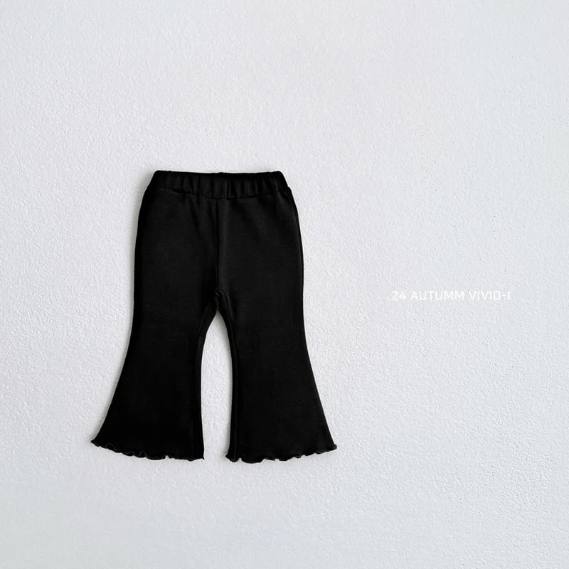 Vivid I - Korean Children Fashion - #todddlerfashion - Wave Bootscut Pants - 7