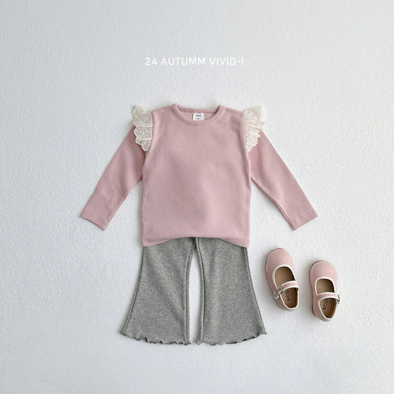 Vivid I - Korean Children Fashion - #todddlerfashion - Lace Wing Tee - 10