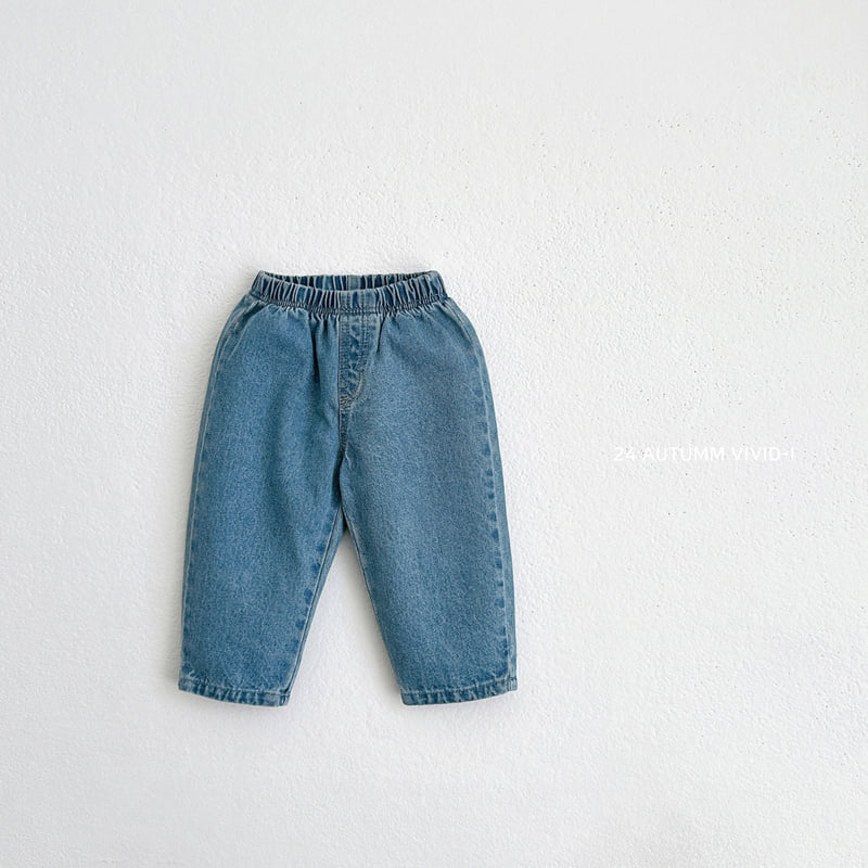 Vivid I - Korean Children Fashion - #todddlerfashion - Fall Denim Pants  - 4