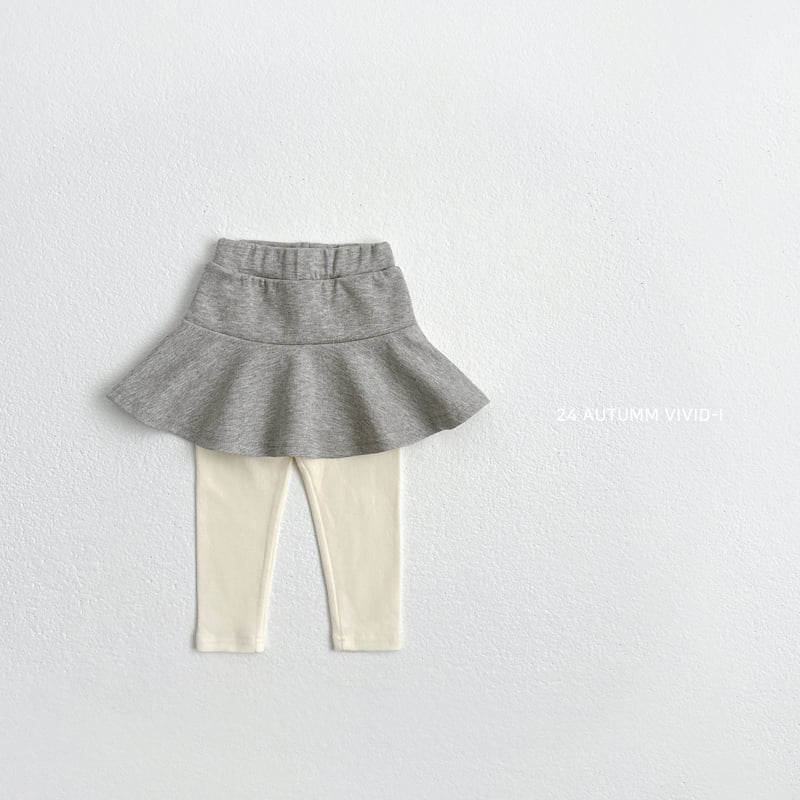 Vivid I - Korean Children Fashion - #todddlerfashion - Daily Skirt Leggings - 4