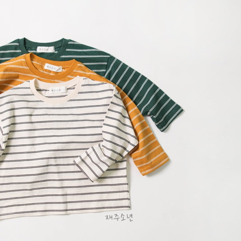 Witty Boy - Korean Children Fashion - #Kfashion4kids - London Stripe Tee