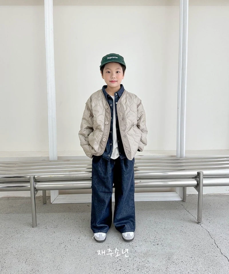 Witty Boy - Korean Children Fashion - #Kfashion4kids - Non Face Denim Shirt - 8