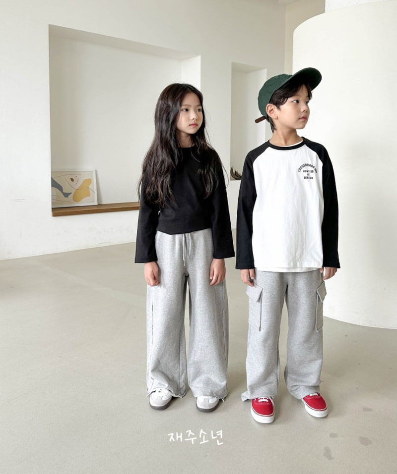 Witty Boy - Korean Children Fashion - #Kfashion4kids - Cross Raglan Tee - 5