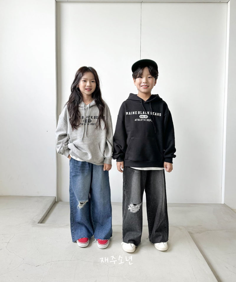 Witty Boy - Korean Children Fashion - #kidzfashiontrend - Highteen Vintage Denim Pants - 4