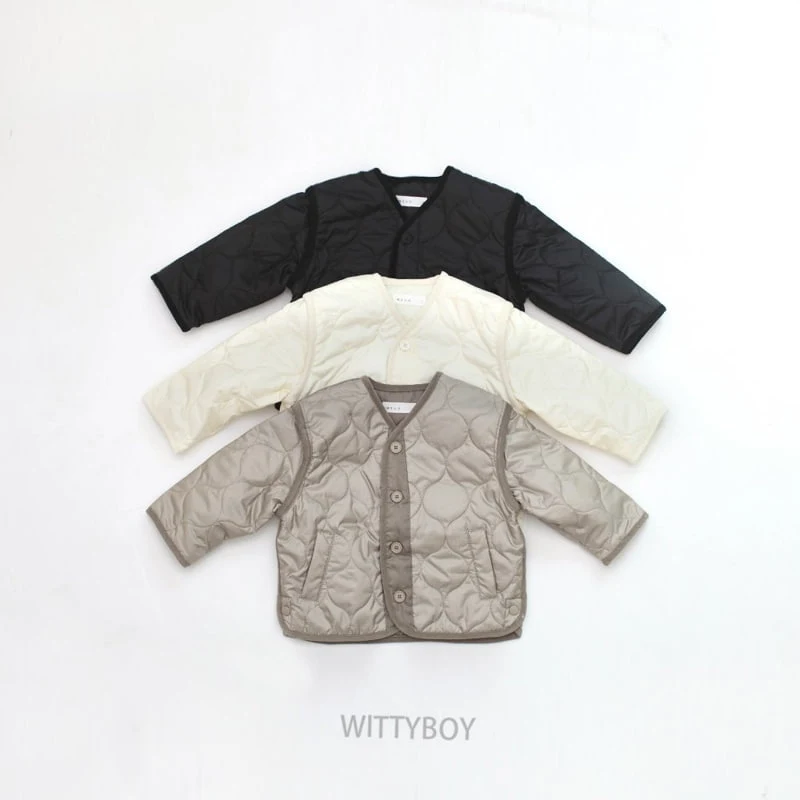 Witty Boy - Korean Children Fashion - #Kfashion4kids - Holic Quilting Jumper - 2