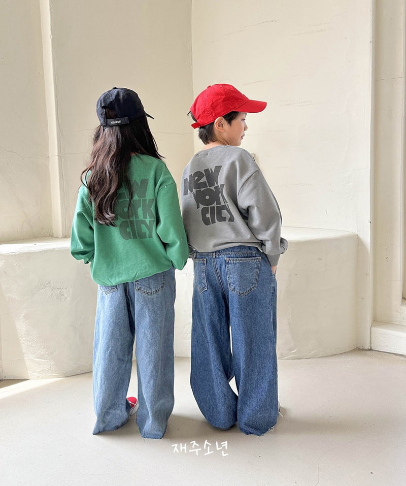 Witty Boy - Korean Children Fashion - #childofig - Real Carpender Denim Pants - 5