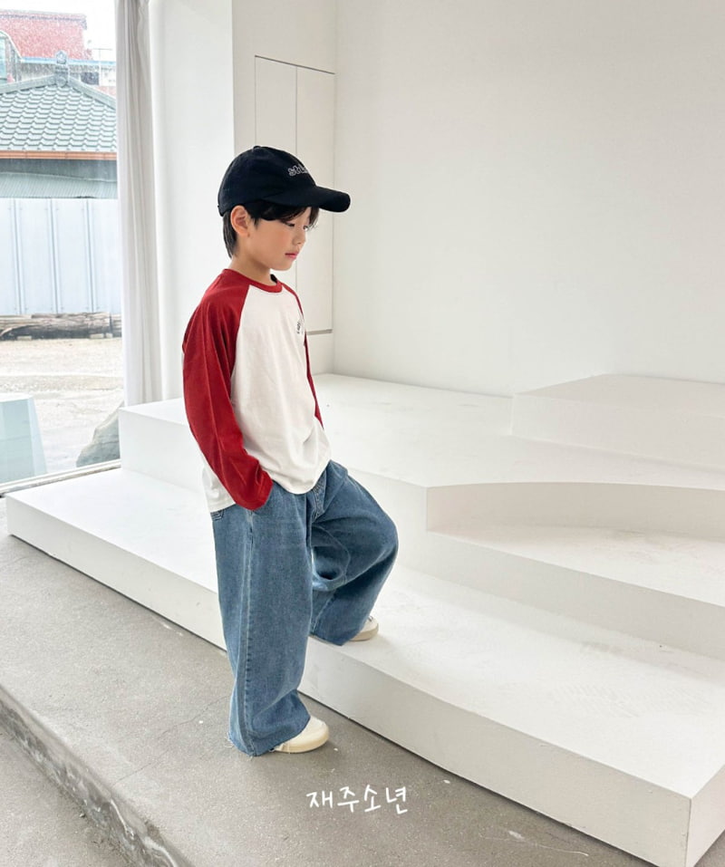 Witty Boy - Korean Children Fashion - #childofig - Saint Cutting Denim Pants - 6