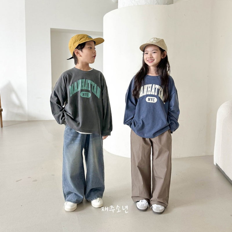 Witty Boy - Korean Children Fashion - #childofig - Old School Denim Pants - 6