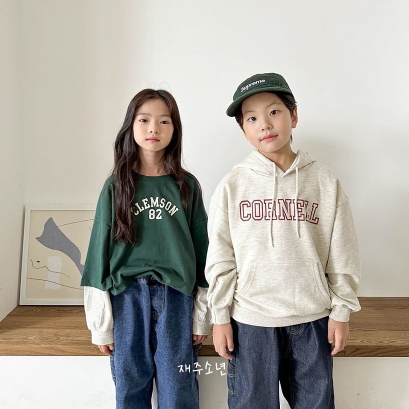 Witty Boy - Korean Children Fashion - #childrensboutique - Cornell Hoodie - 3