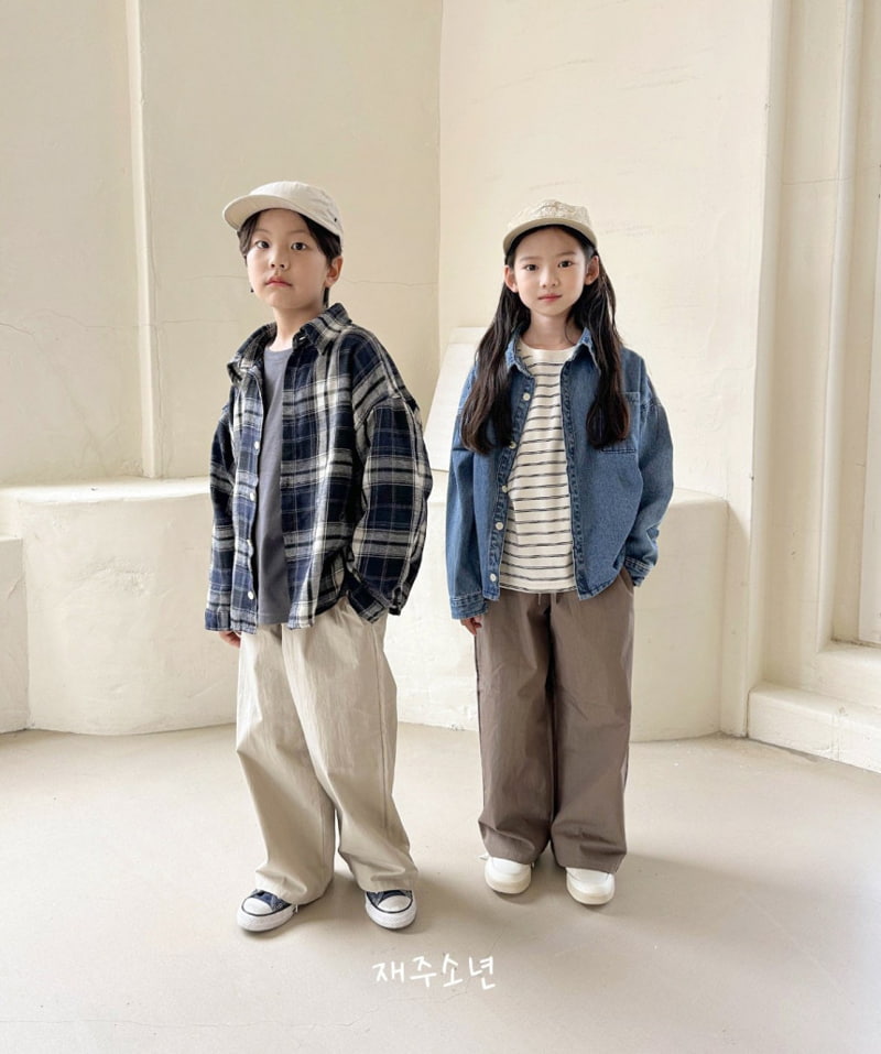 Witty Boy - Korean Children Fashion - #childrensboutique - All Day Denim Shirt - 11