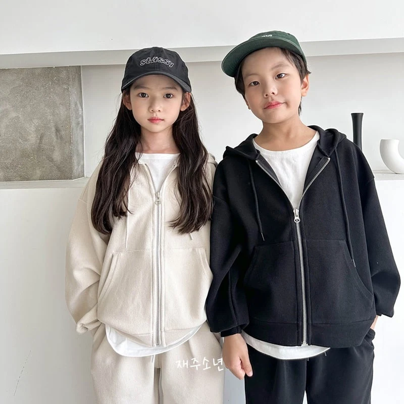 Witty Boy - Korean Children Fashion - #childrensboutique - Urban Hood Zip-upJacket