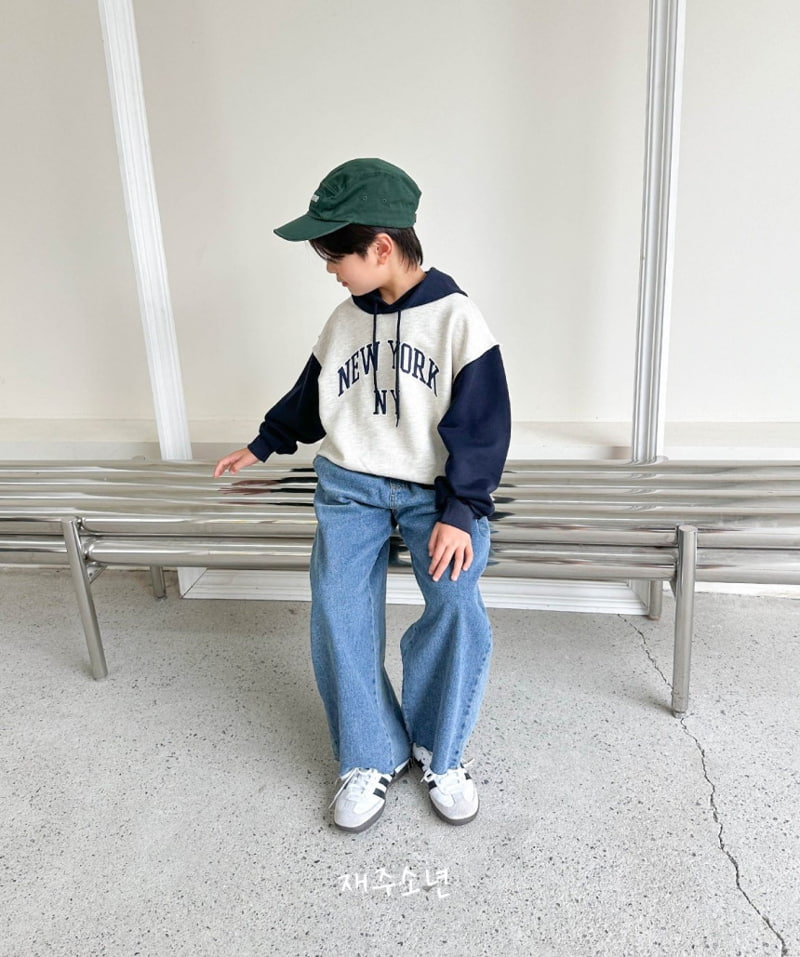 Witty Boy - Korean Children Fashion - #designkidswear - New York Cutting Hoodie - 9