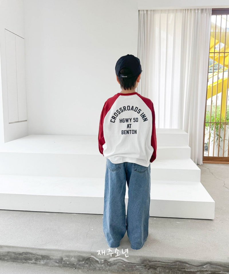 Witty Boy - Korean Children Fashion - #designkidswear - Saint Cutting Denim Pants - 8